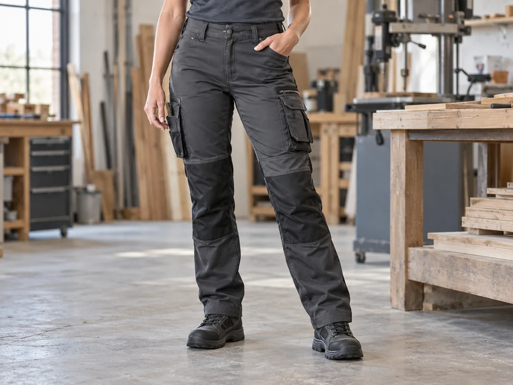 Kategorienmotiv: Damen-Arbeitshose mit passendem Bund und praktischen Taschen