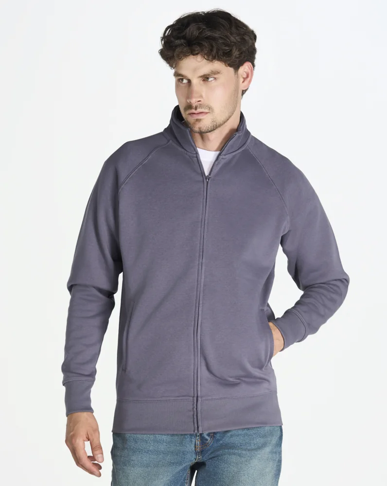 Premium Sweat-Jacke, ohne Logo-Veredelung