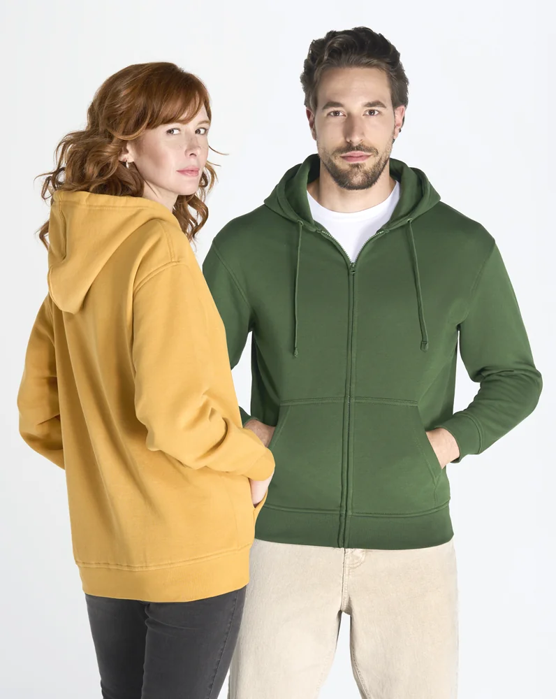 Premium Sweat-Jacke (Hooded), ohne Logo-Veredelung